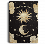 Live by the Sun Love by the Moon Gallery Wrapped Framed Canvas Prints - Unframed Poster - Home Decor Wall Art, White, 0.75'' Framed Canvas Live by the Sun Love by the Moon Gallery Wrapped Framed Canvas Prints - Unframed Poster - Home Decor Wall Art, White, 0.75'' Framed Canvas