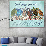 mock up poster with vintage hipster loft interior background, 3D