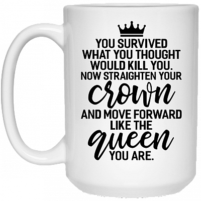 15 oz. White Mug