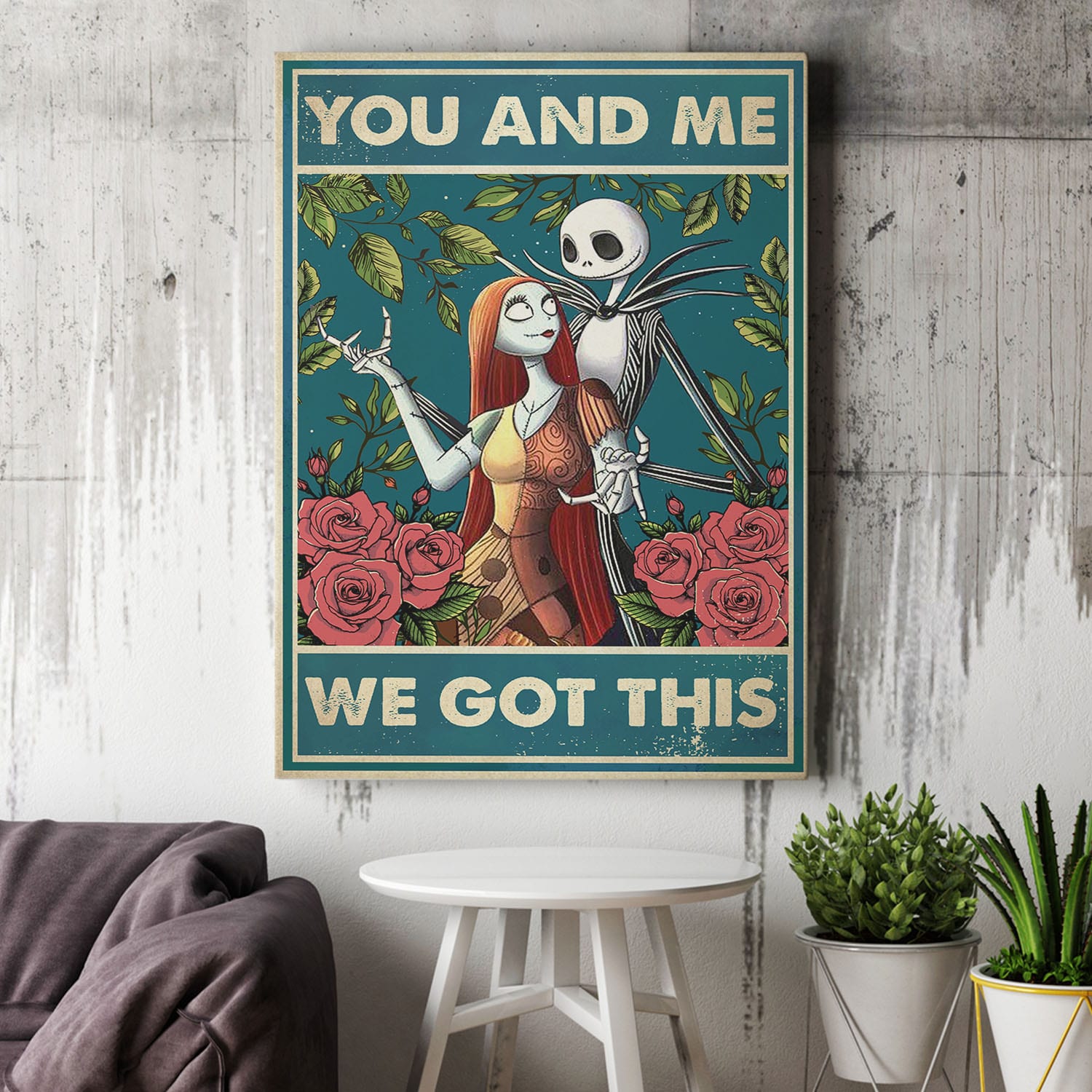 12VT. We Got This Jack And Sally canvas mockup2