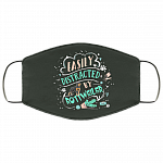 Easily Distracted By Rottweilers Washable Reusable Custom Printed Cloth Face Mask Cover, Forest, Cloth Face Cover