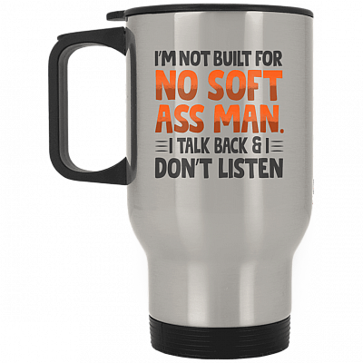 14 oz. Silver Travel Mug