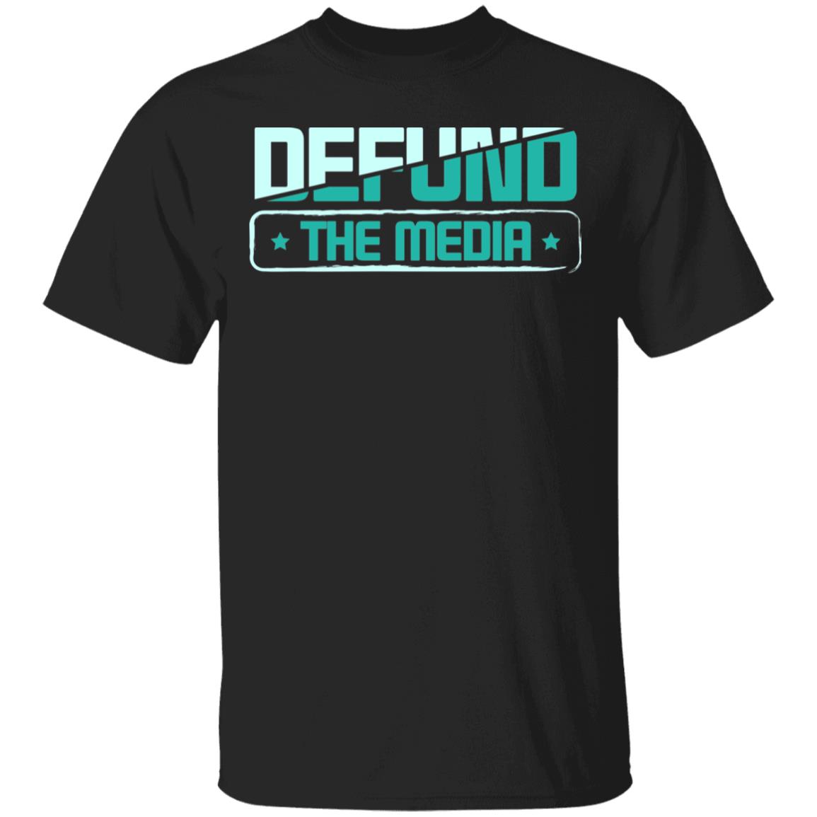 Defund The Media Presidential Election 86453112 T-Shirt, Black, Unisex T-Shirt