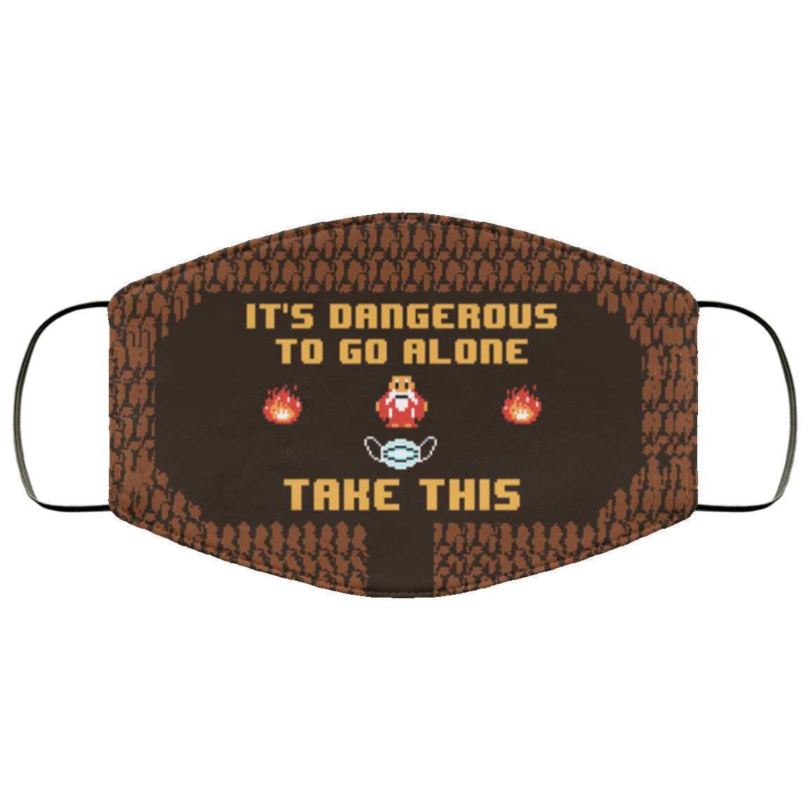 Its Dangerous To Go Alone Washable Reusable Custom – Funny The Legend of Zelda Printed Cloth Face Mask Cover, White, Cloth Face Cover Its Dangerous To Go Alone Washable Reusable Custom – Funny The Legend of Zelda Printed Cloth Face Mask Cover, White, Cloth Face Cover