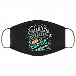 Easily Distracted By Corgis Washable Reusable Custom Printed Cloth Face Mask Cover, Black, Cloth Face Cover