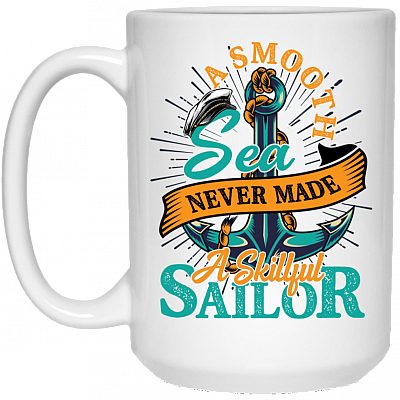 15 oz. White Mug