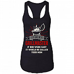 I'm A Grillmaster If BBQ Were Easy It Would Be Called Your Mom Cotton Tank Top Tee - Ladies Racerback Tank, Black, Ladies Racerback Tank