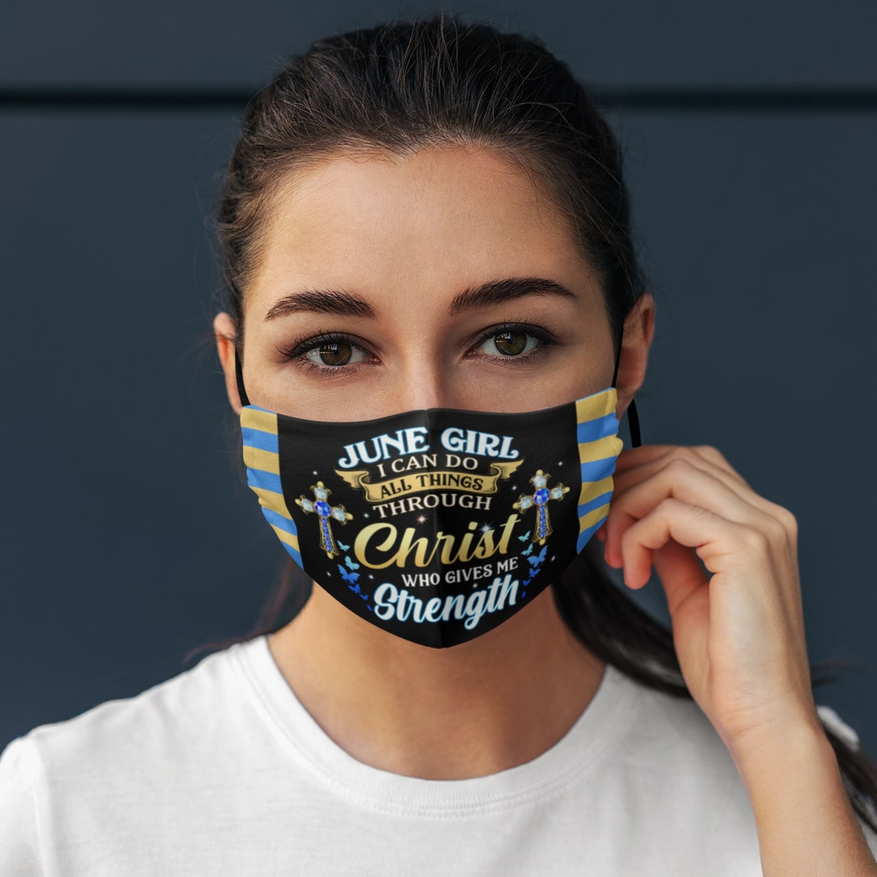 July christ mask mk