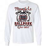 Momsicle One Who Sits At A Ballpark And Freezes For The Love Of Her Child Hockey Mom Hoodie - Long Sleeve, White, Long Sleeve