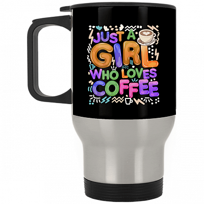 14 oz. Silver Travel Mug