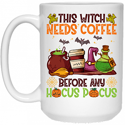 15 oz. White Mug