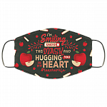 I'm Smiling Under The Mask And Hugging You In My Heart Teacher Life Washable Reusable - Cloth Face Mask Cover, Forest, Cloth Face Cover