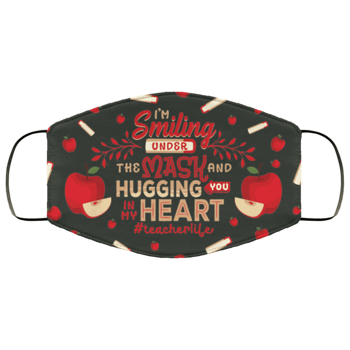 I'm Smiling Under The Mask And Hugging You In My Heart Teacher Life Washable Reusable - Cloth Face Mask Cover, Forest, Cloth Face Cover I'm Smiling Under The Mask And Hugging You In My Heart Teacher Life Washable Reusable - Cloth Face Mask Cover, Forest, Cloth Face Cover