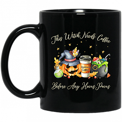 11 oz. Black Mug