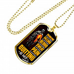 Crawling Is Acceptable Falling Is Acceptable Blood Is Acceptable Sweat Is Acceptable Pain Is Acceptable US Army Veteran Dog Tag Pendant Necklace - Dog Tag (Gold Plated) Crawling Is Acceptable Falling Is Acceptable Blood Is Acceptable Sweat Is Acceptable Pain Is Acceptable US Army Veteran Dog Tag Pendant Necklace - Dog Tag (Gold Plated)