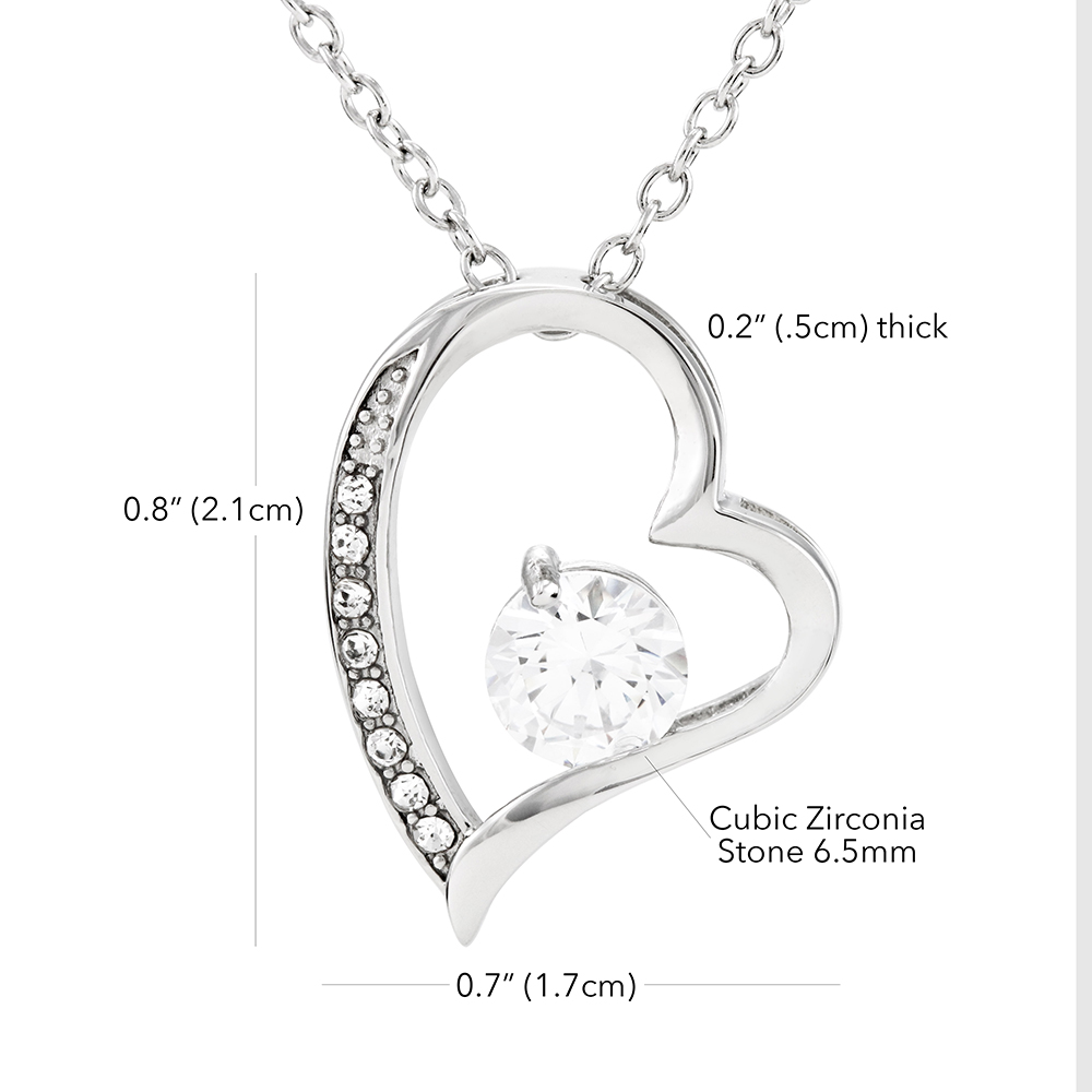 Forever Love Heart Pendant Dimension Forever Love Heart Pendant Dimension