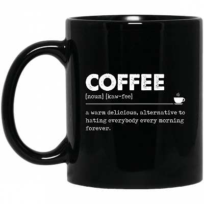 11 oz. Black Mug