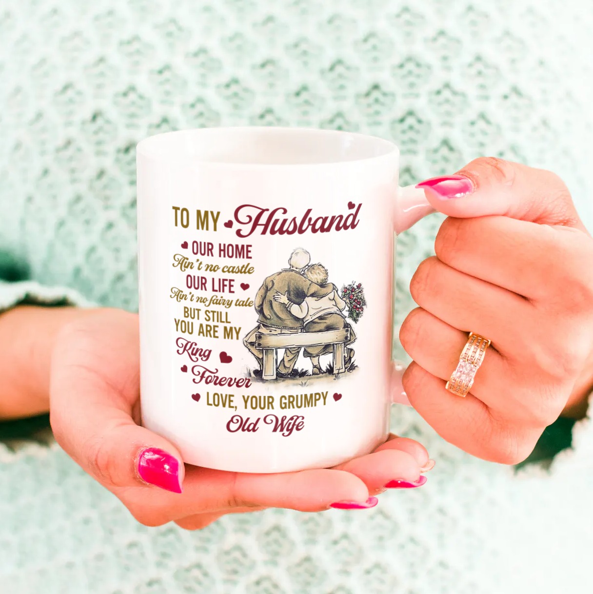 33 HG. To My Husband Our Home Ain't No Castle mk