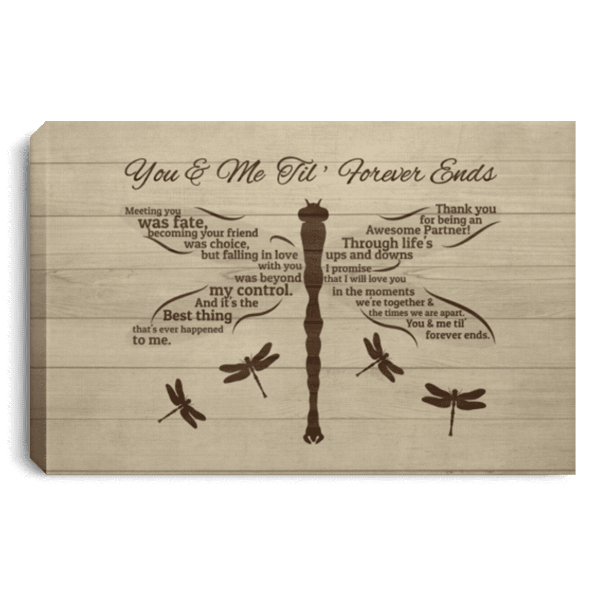 Dragonfly Meeting You Was Fate Becoming Your Friend In Memorial Framed Canvas - Unframed Poster, White, 0.75'' Framed Canvas Dragonfly Meeting You Was Fate Becoming Your Friend In Memorial Framed Canvas - Unframed Poster, White, 0.75'' Framed Canvas