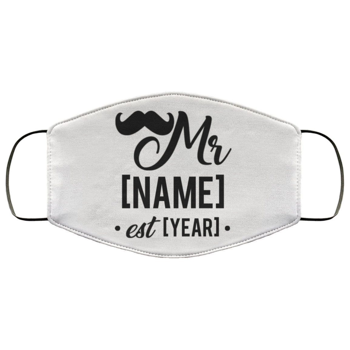 Personalized Face Mask - Mr And Mrs Masks - Groom Couples Wedding Washable Reusable Custom Printed Cloth Face Mask Cover, White, Cloth Face Cover Personalized Face Mask - Mr And Mrs Masks - Groom Couples Wedding Washable Reusable Custom Printed Cloth Face Mask Cover, White, Cloth Face Cover