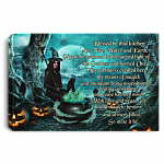 Blessed Be This Kitchen Air Fire Water Earth Witch Gallery Wrapped Framed Canvas Prints-Unframed Poster, White, 0.75'' Framed Canvas Blessed Be This Kitchen Air Fire Water Earth Witch Gallery Wrapped Framed Canvas Prints-Unframed Poster, White, 0.75'' Framed Canvas
