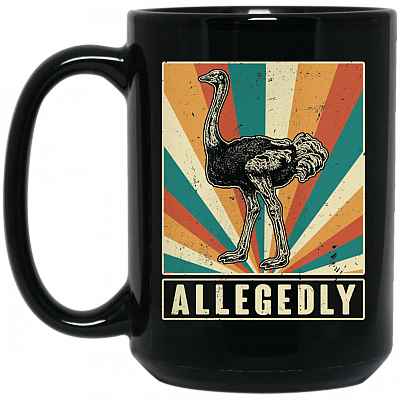15 oz. Black Mug