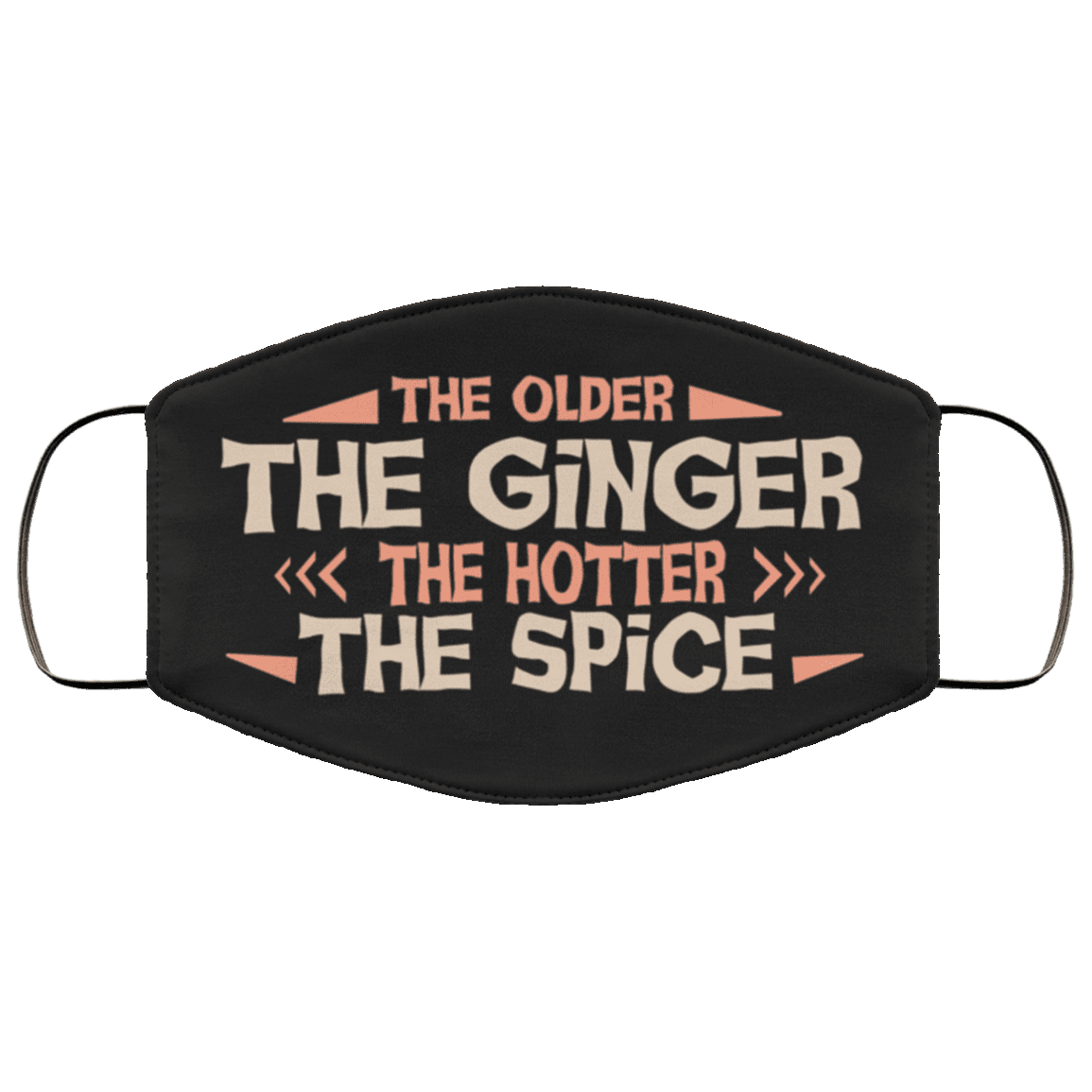 The Older the Ginger the Hotter the Spice Washable Reusable Custom - Printed Cloth Face Mask Cover, White, Cloth Face Cover – Medium/Large The Older the Ginger the Hotter the Spice Washable Reusable Custom - Printed Cloth Face Mask Cover, White, Cloth Face Cover – Medium/Large