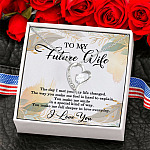 13O.Future Wife(3) Forever Love Necklace (Silver) 6