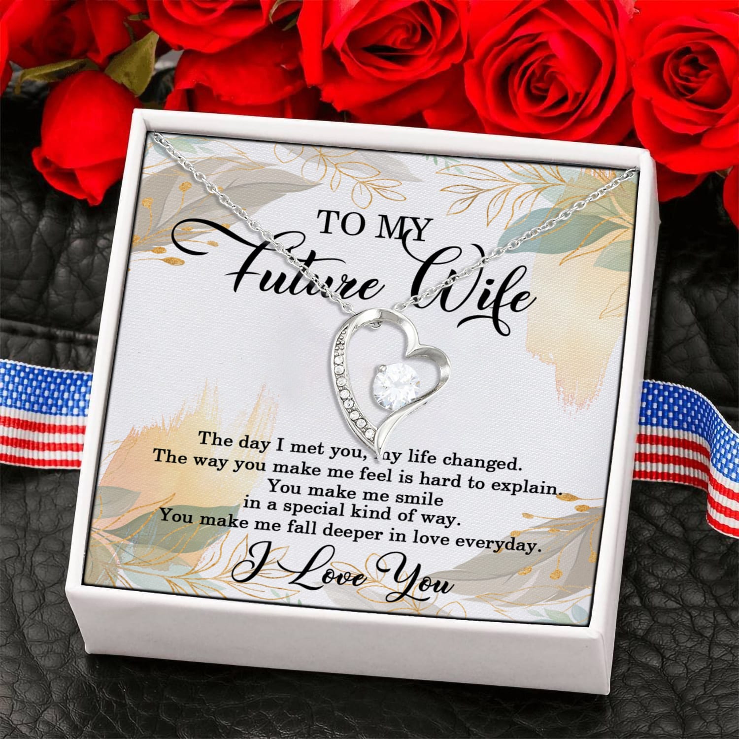 13O.Future Wife(3) Forever Love Necklace (Silver) 6