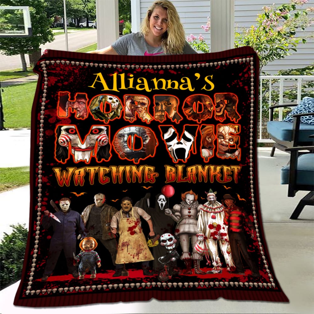 1P. Horror movie blanket_HennyPenny_ffc000