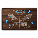 Butterfly Meeting You Was Fate Becoming Your Friend In Memorial Framed Canvas - Unframed Poster, White, 0.75'' Framed Canvas Butterfly Meeting You Was Fate Becoming Your Friend In Memorial Framed Canvas - Unframed Poster, White, 0.75'' Framed Canvas
