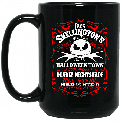 15 oz. Black Mug
