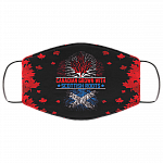 Canadian Grown with Scottish Roots Washable Reusable Custom - Cloth Face Mask Cover, Black, Cloth Face Cover – Medium/Large