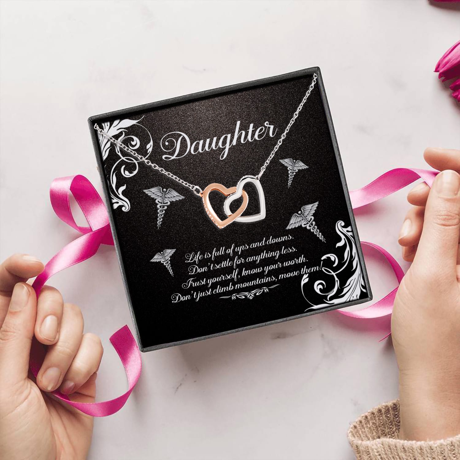 1Th.Full Of Ups Downs(3) Interlocking Hearts Necklace 5