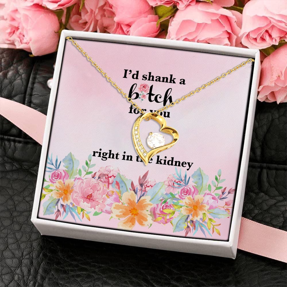 2KN. The Kidney Forever Love Necklace (Gold) 4