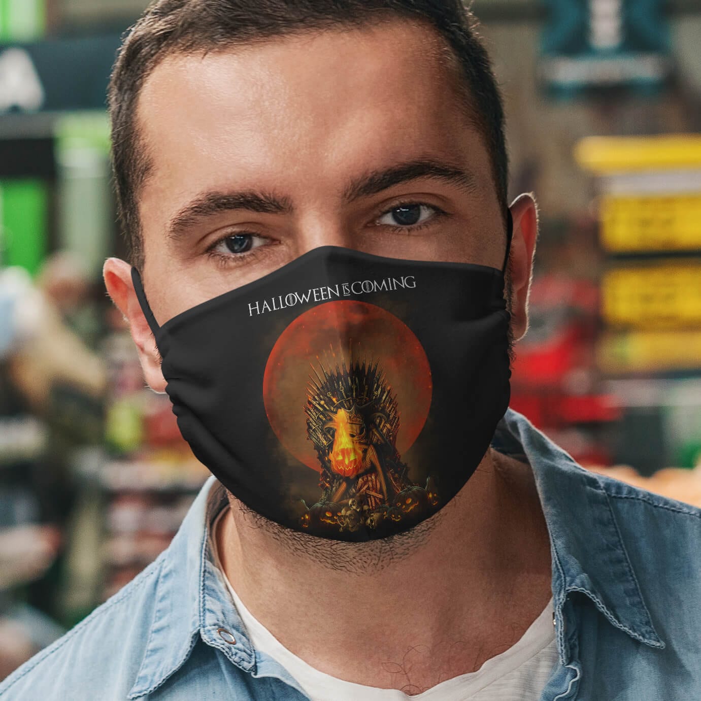 4BN. Halloween Is Coming - mask 1