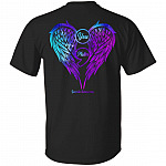 You Matter Suicide Awareness Print On Back Only - Plain Front T-Shirt - Suicide Prevention Awareness Shirt, Black, Unisex T-Shirt