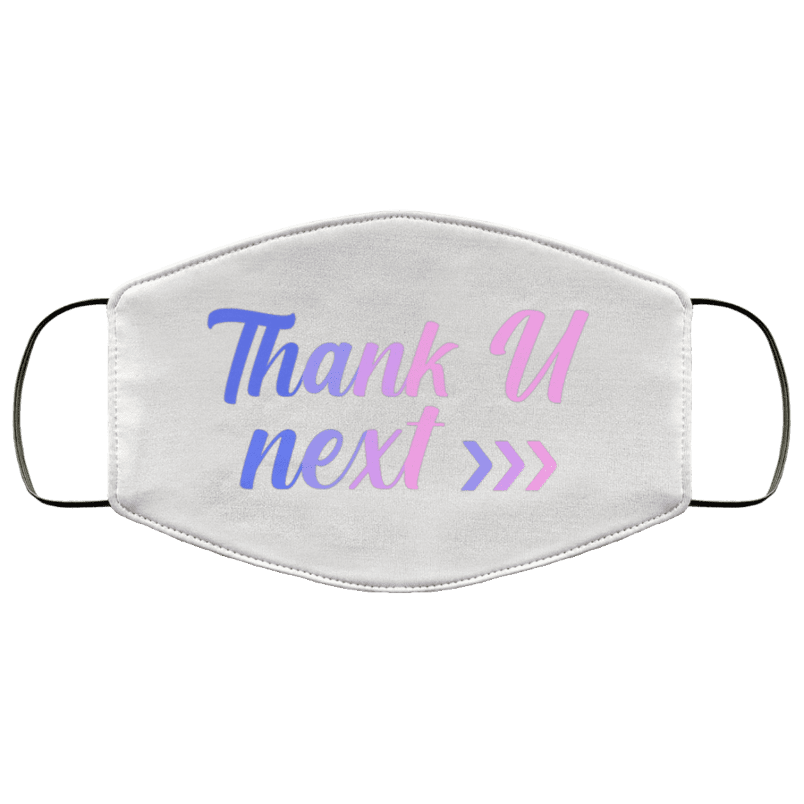 Thank U Next Ariana Grande Washable Reusable Custom - Print Cloth Face Mask Cover, White, Cloth Face Cover – Medium/Large Thank U Next Ariana Grande Washable Reusable Custom - Print Cloth Face Mask Cover, White, Cloth Face Cover – Medium/Large