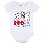 Faboolous Spooky Ghost Baby Onesie - Toddler Baby Infant Bodysuit, White, Baby Onesie - 12 Month