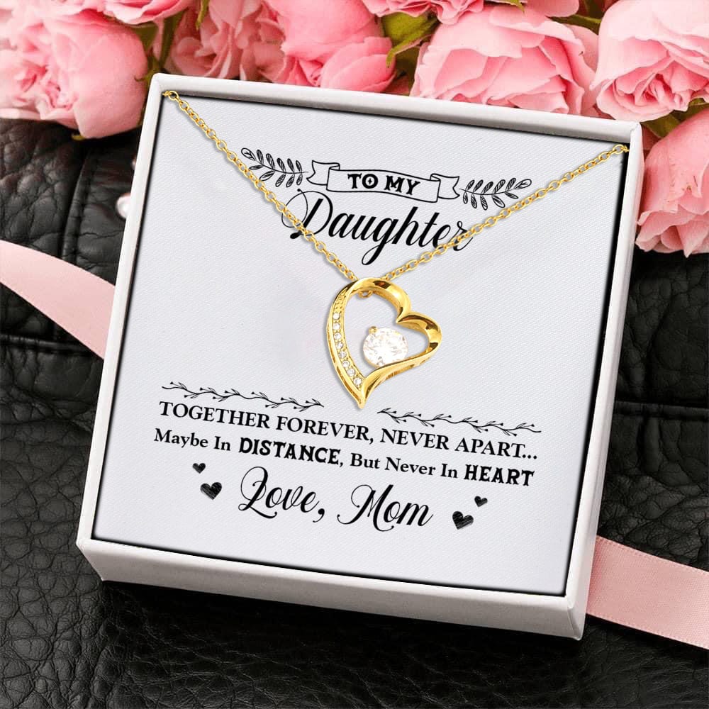 6O. Together Forever Card Mom2 Forever Love Necklace (Gold) 4
