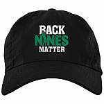 Back Nines Matter Twill Cap - High-Profile Snapback Hat, Black, Brushed Twill Dad Cap