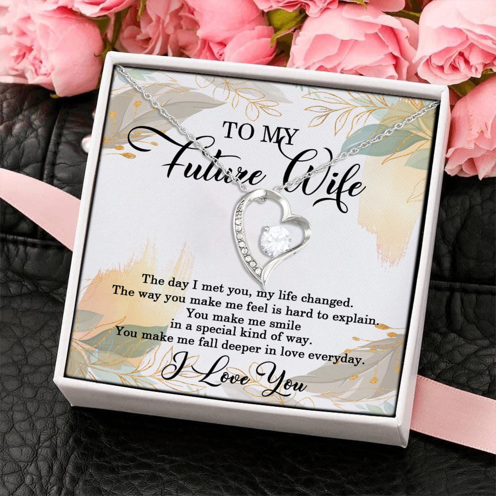 13O.Future Wife(3) Forever Love Necklace (Silver) 4