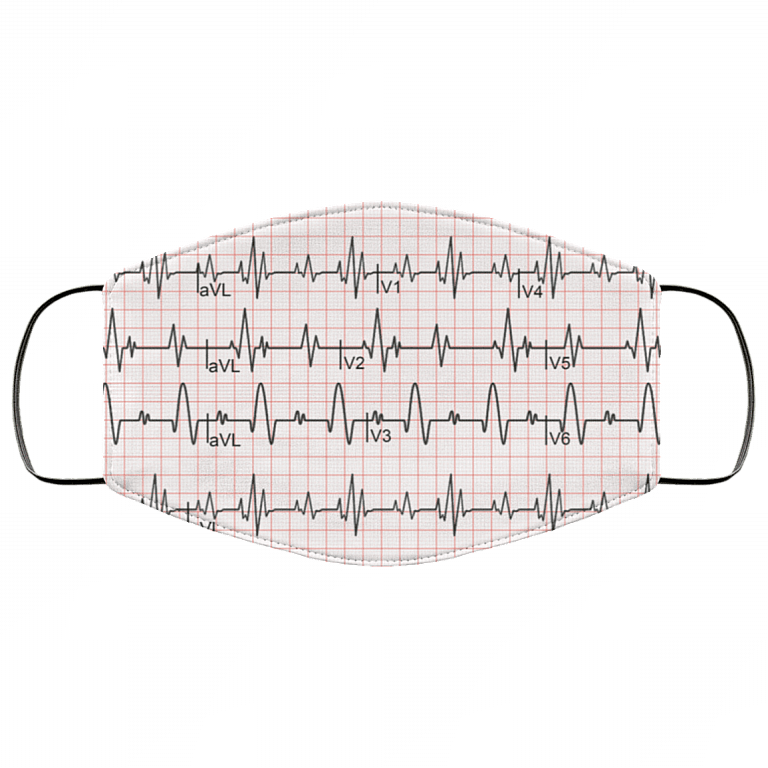 Cardiologist Surgery Doctor Washable Reusable Custom - Cloth Face Mask Cover, White, Cloth Face Cover – Medium/Large