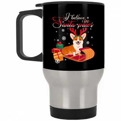 14 oz. Silver Travel Mug