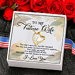 13O.Future Wife(3) Forever Love Necklace (Gold) 6