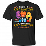 I Smell Hand Sanitizer Lots And Lots Of Hand Sanitizer Hocus Pocus T-Shirt - V-Neck Shirt, Black, Unisex T-Shirt