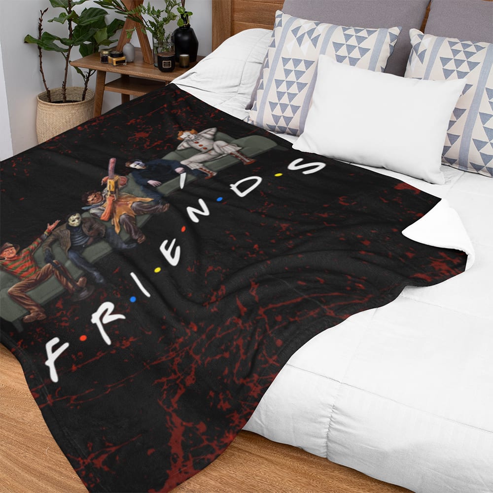 55 HG. Friends Horror Characters Blanket mk 1