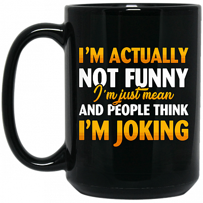 15 oz. Black Mug