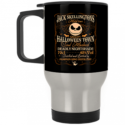 14 oz. Silver Travel Mug