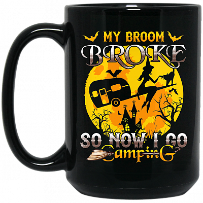 15 oz. Black Mug